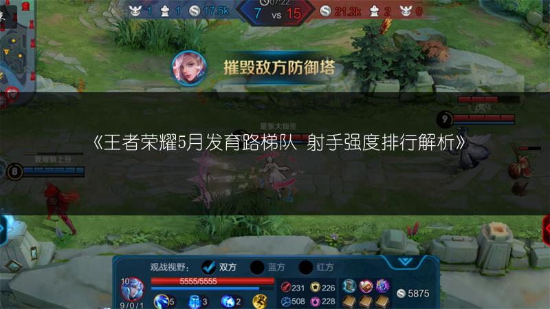 《王者荣耀5月发育路梯队 射手强度排行解析》