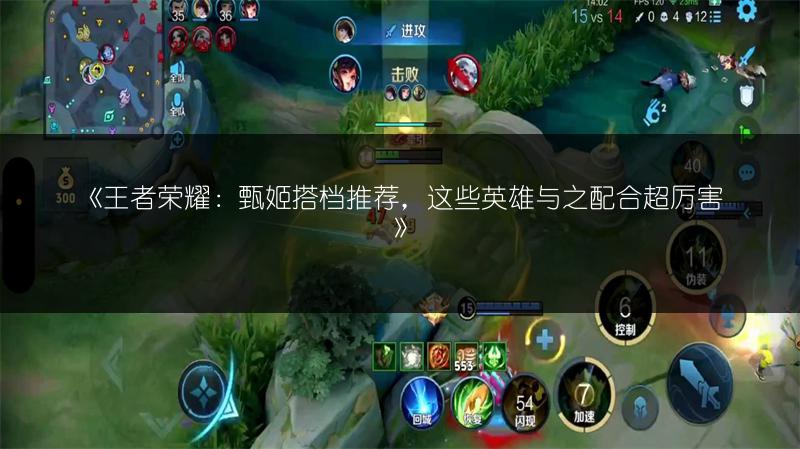 《王者荣耀:甄姬搭档推荐,这些英雄与之配合超厉害》