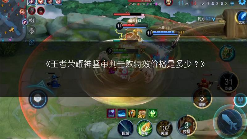 《王者荣耀神鉴审判击败特效价格是多少？》