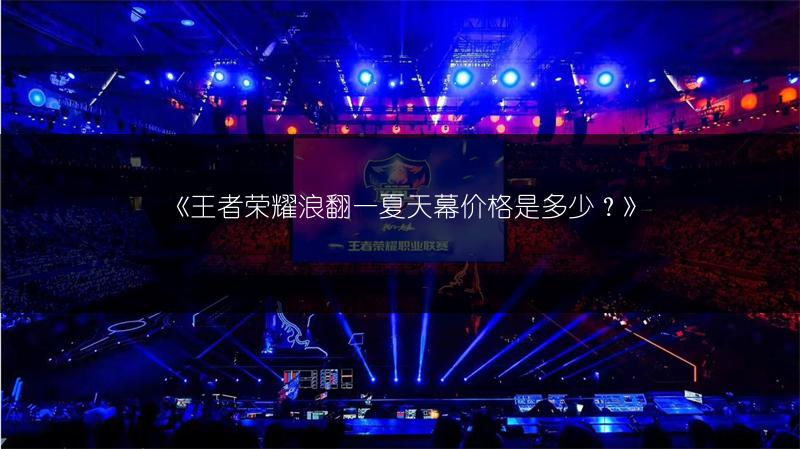 《王者荣耀浪翻一夏天幕价格是多少？》