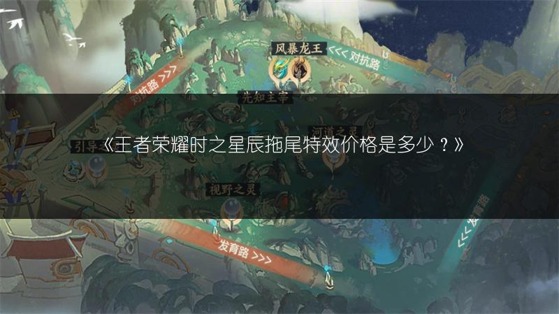 《王者荣耀时之星辰拖尾特效价格是多少?》