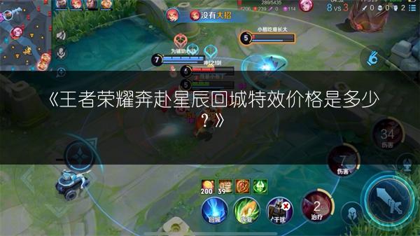《王者荣耀水墨清风拖尾特效价格是多少?》