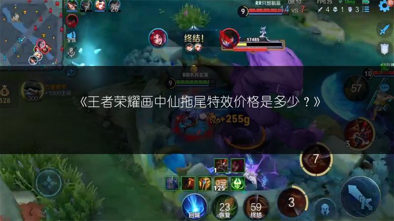 《王者荣耀画中仙拖尾特效价格是多少?》