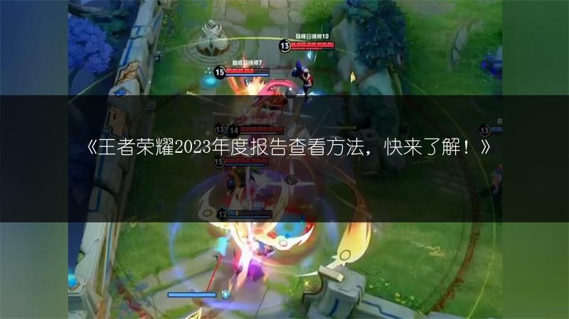 《王者荣耀2023年度报告查看方法,快来了解!》