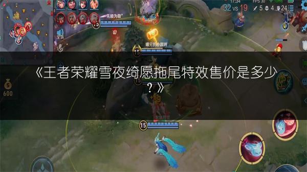 《王者荣耀雪夜绮愿拖尾特效售价是多少?》