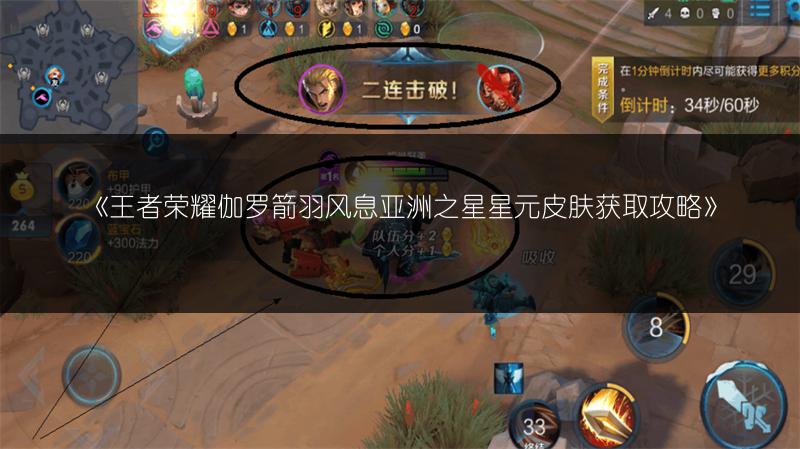 《王者荣耀伽罗箭羽风息亚洲之星星元皮肤获取攻略》