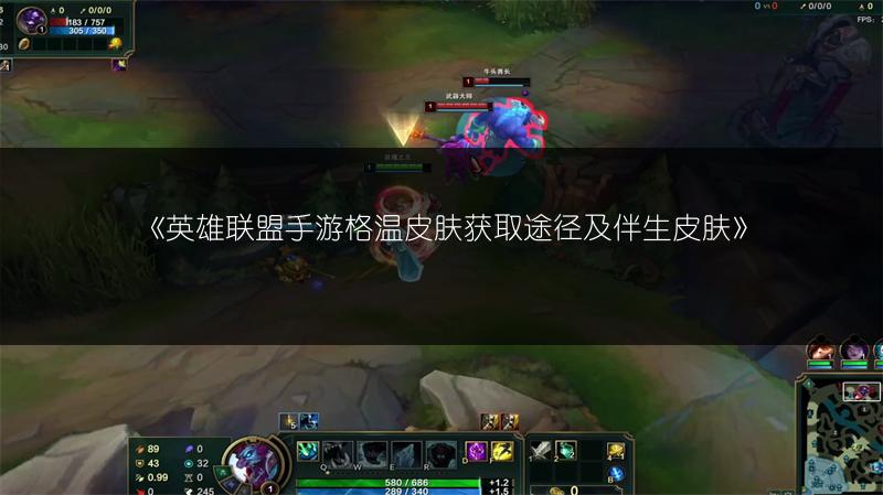 《英雄联盟手游格温皮肤获取途径及伴生皮肤》