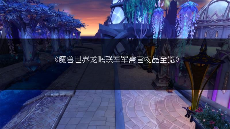 《魔兽世界龙眠联军军需官物品全览》