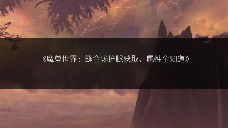 《魔兽世界:缝合场护腿获取、属性全知道》